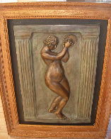 Dancer With Tambourine II Bronze Bas Relief Sculpture 26 in Sculpture by Pierre Auguste Renoir - 2 Dancer With Tambourine II Bronze Bas Relief Sculpture 26 in Sculpture by Pierre Auguste Renoir - 2