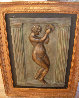 Dancer With Tambourine II Bronze Bas Relief Sculpture 30x26 in Sculpture by Pierre Auguste Renoir - 2