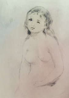 Etude Pour Une Baigneuse 1906 Limited Edition Print - Pierre Auguste Renoir Etude Pour Une Baigneuse 1906 Limited Edition Print - Pierre Auguste Renoir