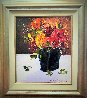 Still Life with Flowers 36x32 Original Painting by Alexandre Renoir - 1