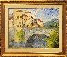 Castle With Bridge 33x39 Original Painting by Alexandre Renoir - 1 Castle With Bridge 33x39 Original Painting by Alexandre Renoir - 1