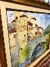 Castle With Bridge 33x39 Original Painting by Alexandre Renoir - 3 Castle With Bridge 33x39 Original Painting by Alexandre Renoir - 3