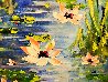 Waterlilies At Giverny Original Painting by Alexandre Renoir - 2 Waterlilies At Giverny Original Painting by Alexandre Renoir - 2