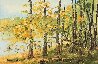 Lake View 34x45 Original Painting by Alexandre Renoir - 0