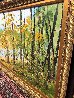 Lake View 34x45 Original Painting by Alexandre Renoir - 4