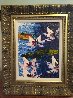 Five Lillies 2017 23x19 Original Painting by Alexandre Renoir - 1