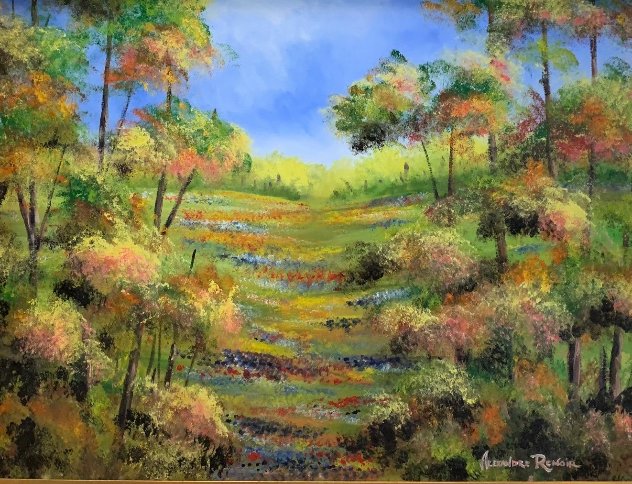 Landscape With Brook 2011 40x49 Original Painting by Alexandre Renoir