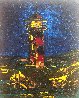 Lighthouse Original Painting by Alexandre Renoir - 1