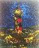 Lighthouse Original Painting by Alexandre Renoir - 2