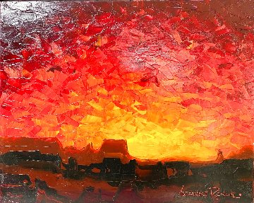 Grand Entrance Original 2020 24x30 Original Painting - Alexandre Renoir Grand Entrance Original 2020 24x30 Original Painting - Alexandre Renoir