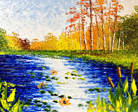 Waters Side Original 2020 24x30 Original Painting by Alexandre Renoir - 0 Waters Side Original 2020 24x30 Original Painting by Alexandre Renoir - 0