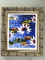 Blue Pond 2019 28x24 Original Painting by Alexandre Renoir - 1