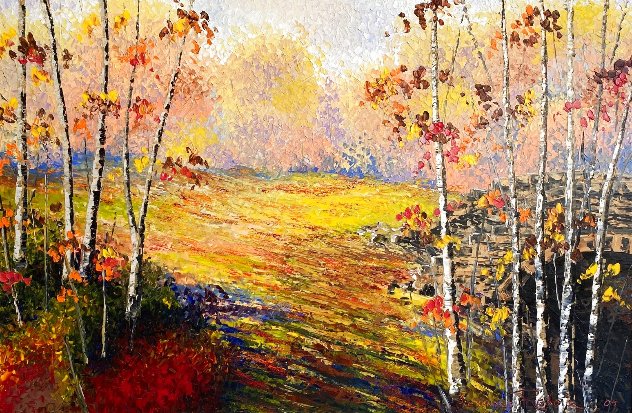 Landscape Original Painting by Alexandre Renoir