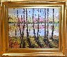 River Landscape  Painting 2009 34x40 - Huge Original Painting by Alexandre Renoir - 1