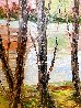 River Landscape  Painting 2009 34x40 - Huge Original Painting by Alexandre Renoir - 3