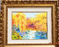 Peaceful Pond Series 2011 28x33 Original Painting by Alexandre Renoir - 2
