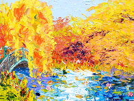 Peaceful Pond Series 2011 28x33 Original Painting by Alexandre Renoir - 0