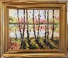 River Landscape Painting - 2009 33x39 Original Painting by Alexandre Renoir - 1