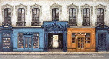 Passage De La Madeleine 1994 Limited Edition Print - Andre Renoux Passage De La Madeleine 1994 Limited Edition Print - Andre Renoux
