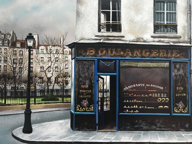 Boulangerie Du Square 1990 Limited Edition Print by Andre Renoux