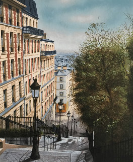 Rue Street 1990 Limited Edition Print - Andre Renoux