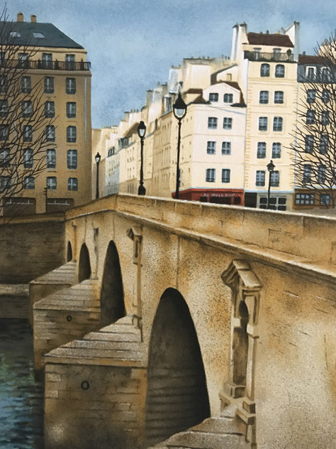 Pont Marie 1990 Limited Edition Print by Andre Renoux
