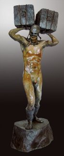 Balancing Two Worlds Bronze Sculpture 2010 Sculpture - Larry Renzo Lewis Balancing Two Worlds Bronze Sculpture 2010 Sculpture - Larry Renzo Lewis