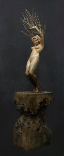 Branching Out Life Size Bronze Sculpture 2016 83 in Huge Sculpture - Larry Renzo Lewis