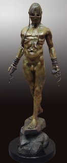 Bound to His Emotion Bronze Sculpture 2012 45 in Sculpture - Larry Renzo Lewis