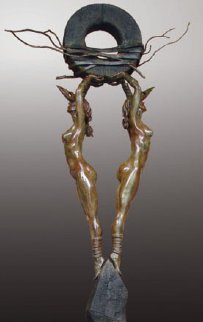 One Thought Conceived Life Size Bronze Sculpture 2011 94x121 Sculpture - Larry Renzo Lewis One Thought Conceived Life Size Bronze Sculpture 2011 94x121 Sculpture - Larry Renzo Lewis