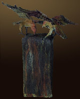 Raven's View I AP Bronze Sculpture 2012 18 in Sculpture by Larry Renzo Lewis - 0 Raven's View I AP Bronze Sculpture 2012 18 in Sculpture by Larry Renzo Lewis - 0