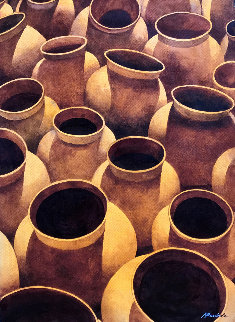 Cantaros Watercolor 40x30 Watercolor - Ruben Resendiz Cantaros Watercolor 40x30 Watercolor - Ruben Resendiz