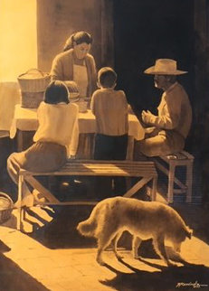 Hora De Comer Watercolor 2003 47x30 Watercolor - Ruben Resendiz Hora De Comer Watercolor 2003 47x30 Watercolor - Ruben Resendiz