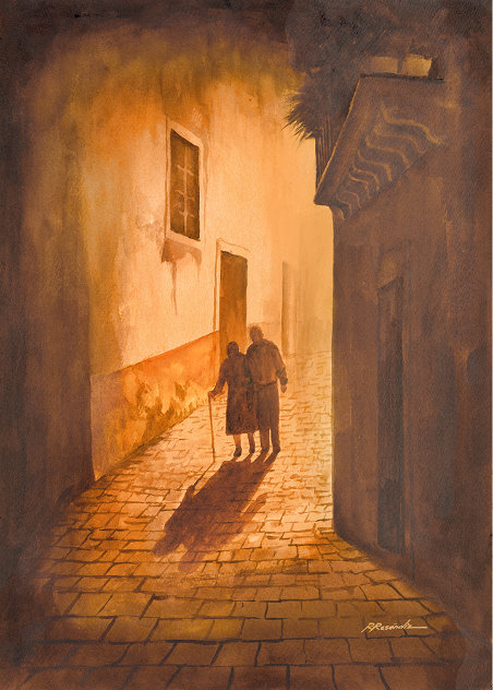 Old Couple Alley Limited Edition Print by Ruben Resendiz