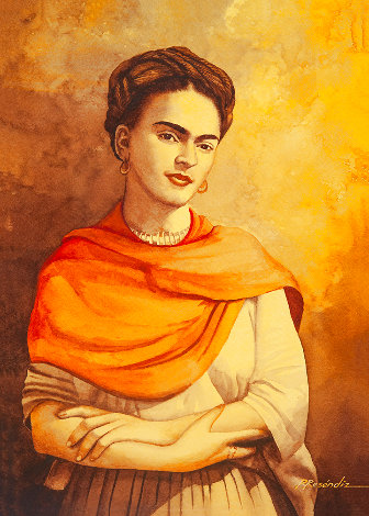 Frida con Rebozo - Frida Kahlo Limited Edition Print - Ruben Resendiz