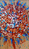 Untitled Early Painting 2000 96x51 Huge - Mural Size Original Painting by  RETNA - 0