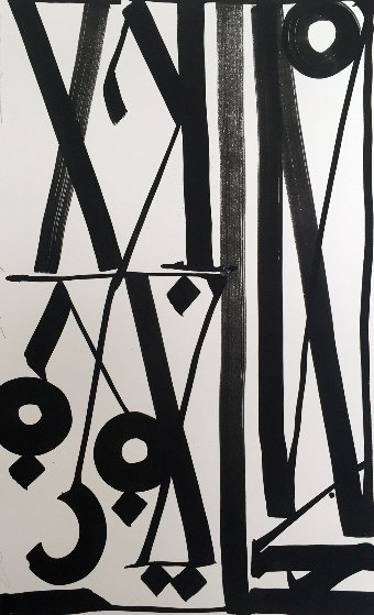 Double Stacks 2014 42x30 Works on Paper (not prints) by RETNA Double Stacks 2014 42x30 Works on Paper (not prints) by RETNA