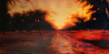 Path Not Taken 2006 30x60 Original Painting - Carolyn Reynolds Path Not Taken 2006 30x60 Original Painting - Carolyn Reynolds