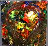 Heart #7 Creation Original 2019 23x18 Original Painting by Shahrokh Rezvani - 1