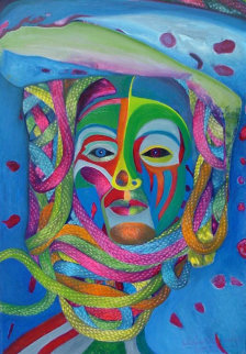 Primal V Original Painting - Shahrokh Rezvani Primal V Original Painting - Shahrokh Rezvani