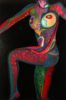 Torso #2 2002 45x30 Huge Original Painting - Shahrokh Rezvani Torso #2 2002 45x30 Huge Original Painting - Shahrokh Rezvani
