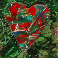 Winter Heart 30x22 Original Painting by Shahrokh Rezvani - 1