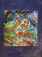 Heart in Motion 30x22 Original Painting by Shahrokh Rezvani - 1 Heart in Motion 30x22 Original Painting by Shahrokh Rezvani - 1
