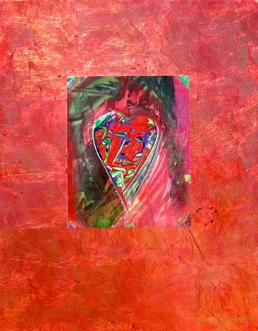 Heart of Joy #1 22x17 Original Painting - Shahrokh Rezvani
