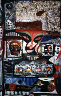 Mysticism 1996 63x41 Huge Works on Paper (not prints) - Shahrokh Rezvani Mysticism 1996 63x41 Huge Works on Paper (not prints) - Shahrokh Rezvani