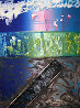Collage, Masoud Yasami and Shahrokh Rezvani Collaboration 41x30 Works on Paper (not prints) by Shahrokh Rezvani - 0