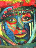 Tribal #1 2013 18x12 Original Painting by Shahrokh Rezvani - 1 Tribal #1 2013 18x12 Original Painting by Shahrokh Rezvani - 1