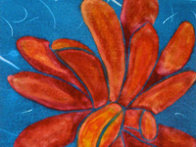 Returning 2 1984 40x31 Super Huge Original Painting by Rudy Fernandez - 2 Returning 2 1984 40x31 Super Huge Original Painting by Rudy Fernandez - 2