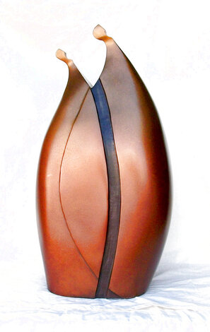 Blanket Walkers Ap Bronze Sculpture 1999 26 in Sculpture - Robert Holmes