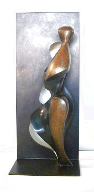 My Shadow Bronze Sculpture 1997 16 in Sculpture by Robert Holmes